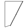 Falmec  - Wall 55 cm - Side view dwg