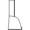 Falmec  - Wall 90 cm - Side view dwg