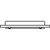 Falmec  - Ceiling 120 cm - Front view dwg