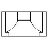 Falmec  - Wall 90 cm - Projection dwg