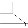 Falmec  - Corner 100 cm - Side view dwg