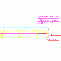 Balex Metal Sp. z o.o. - THERMANO termoizolacja dachów skośnych - 1.7.2. Termoizolacja nakrokwiowa. Detal okapu bocznego. Krokiew przy scianie. Wariant II. rfa