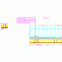 Balex Metal Sp. z o.o. - THERM insulation pitched roof - 2.1.1. Miedzykrokwiowa insulation from the attic finishes plytami G + K under the rafters. Cross-section A-A. Retail A. rfa