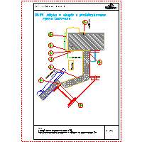 Kingspan - The roof KS1000RT - D6.22.Attyka in the eaves of the prefabricated insulated gutter dwg