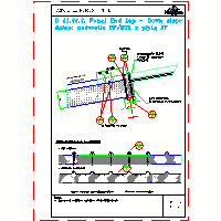 Kingspan - The naświeli roof KS1000FF_HTL - D 11.24.2.Panel End Lap - Down slope lower dwg