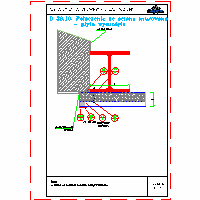 Kingspan - Wall System KS1000RW - SYSTEM LEVELS - D 38.10.Połączenie and brick wall - disc ejected dwg