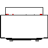 Buderus - Buderus Logatherm WPL 6 B AR heat pump air-water reversible 6kW bivalent - Projection dwg