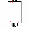 Buderus - HEAT PUMP Logavent HRV2-140, wall-mounted version, HRV2-140 - Back dwg