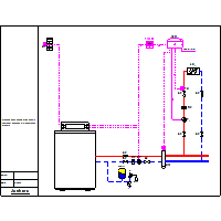 Junkers - Boiler standing Suprapur KBR - KBR_FW500_HW_1 x c.t._2011_12 dwg