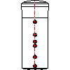 Junkers - Heat pump for  hot water Supraeco SWI - Back dwg