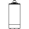 Junkers - Capacitive heaters hot water DHW  S 120-1 - Back dwg