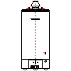 Junkers - Pojemnościowy podgrzewacz c.w.u S 120-1 - przód dwg