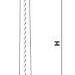 ALUMAST S.A. - Mast composite lightning protection system - Diagram of mast mounted in the ground