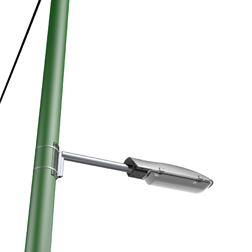 ALUMAST S.A. - Transmission pole - Transmission pole with the luminaire