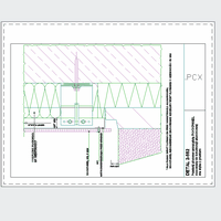 ROCKWOOL Limited - Rockpanel - Cross-section of Rockpanel attached to the aluminum structure on contact with the ground DETAIL 2-552 dwg