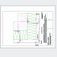 ROCKWOOL Limited - Rockpanel - Detail of outside corner of the aluminum framework DETAIL 2-201B dwg