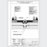 ROCKWOOL Limited - Roof drain - Warming flat roof construction massive green roof technology dwg