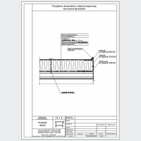 ROCKWOOL Limited - The edge of the roof - Warming flat roof with trapezoidal fixed connectors dwg