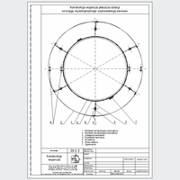 ROCKWOOL Limited - Supporting structure - Supporting structure of the jacket pipe insulation diesel positioned vertically dwg