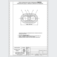 ROCKWOOL Polska sp. z o.o. - Przejście przez ścianę - System zabezpieczeń przejść instalacyjnych FIREPRO. Zabezpieczenie grupy rur stalowych, żeliwnych lub miedzianych dwg
