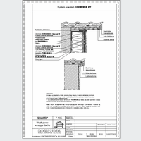 ROCKWOOL Polska sp. z o.o. - Wydłużenie występu dachu - System ociepleń ECOROCK FF dwg