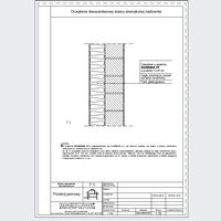 ROCKWOOL Limited - Vertical section - Warming double-layer exterior wall nadziemia dwg