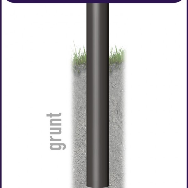 ALUMAST S.A. - Composite poles Eko - Steel Contruction rod into the ground