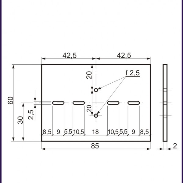 ALUMAST S.A. - Composite poles Eko - The foundation UI (plate U-85K)