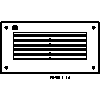 Schréder Polska Sp.z o.o. - Illumination BLOCO R DIRECT WITH GRID - Front. dxf