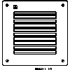 Schréder Polska Sp.z o.o. - Illumination BLOCO S DIRECT WITH GRID - Front dwg