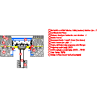 Geberit Sp. z o.o. - Przekrój przez dach masywny ocieplony - Przekrój przez dach odwrócony dwg