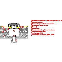 Geberit Sp. z o.o. - Przekrój przez dach masywny ocieplony - Przekrój przez dach standardowy dwg