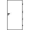 INVADO Sp. z o.o. - Doors Sonus size 1 100 - Front view dwg