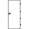 INVADO Sp. z o.o. - Doors Sonus 1 size 80 - Front view dwg