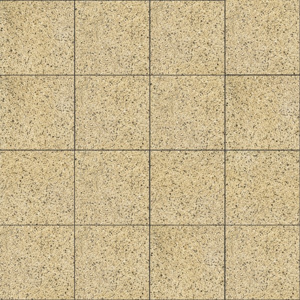 Polbruk Płytka chodnikowa 35x35cm żółty płukany 1,40x1,40m 