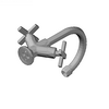 Deante Sp. J. - Lucerne Standing washbasin mixer BEL 021D - 3ds 3ds