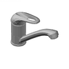 Deante Sp. J. - Hosta Standing washbasin mixer with swivel spout BEF 026M - 3ds 3ds