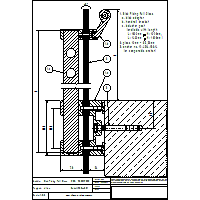 Q-railing UK - Baluster railing systems d line - 9032-001_d line_Blok_Fixing_Full_Glass_fascia_mount_ENG dwg