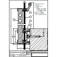 Q-railing UK - Baluster railing systems d line - 9032-001_d line_Blok_Fixing_Full_Glass_fascia_mount_DE dwg