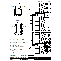 Q-railing Polska - French Balcony - Juliet balcony wall mount - detail 04 dwg