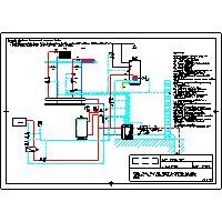 Dimplex - Gruntowe pompy ciepła SI(H) - 01 005 SI(H) system monowalentny, 2 obiegi grzewcze, c.w.u, basen dwg