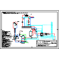 Dimplex - Ground source heat pumps SI (H) - 01 018 SI (H) system bivalent, 1 heating circuit, c.w.u, 2 heating circuit, solar collectors for c.w.u dwg