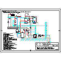 Dimplex - Ground source heat pumps SI (H) - 01 009 SI (H) bivalent system (boiler on c.o and c.w.u), 2 heating circuits, c.w.u dwg