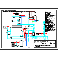 Dimplex - Ground source heat pumps SI (H) - 01 014 SI (H) bivalent system (boiler stałopalny on c.o, c.w.u, pool), 2 heating circuits, c.w.u pool dwg