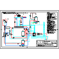 Dimplex - Ground source heat pumps SI (H) - 01 017 SI (H) bivalent system (solar collectors for c.o, c.w.u, pool), 2 heating circuits, c.w.u dwg