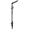 INVENA - Sprinkler ALESIA AU-83-001 - Side view dwg