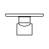 INVENA S.A. - System podtynkowy KUBIKO BP-08-K01 - widok z góry dwg