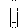 INVENA S.A. - Bateria umywalkowa NEA BU-83-001 - widok z góry dwg