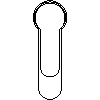 INVENA S.A. - Bateria umywalkowa ROLAND BU-92-001 - widok z góry dwg