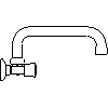 INVENA - Faucet MODENA BC-15-FOS - Side view dwg